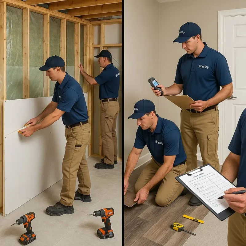 Repairs and Reconstruction process in Mendon, MA
